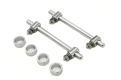 Wyatt Gatling Chrome Front Fender Trim Rail Kit - Part 77262