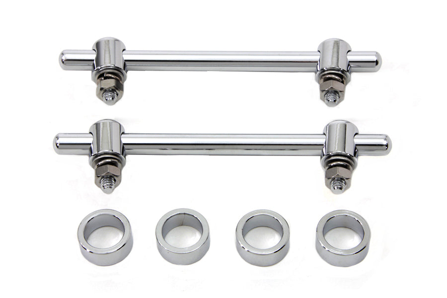 Wyatt Gatling Chrome Front Fender Trim Rail Kit - Part 77262