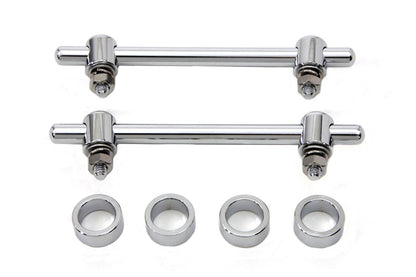 Wyatt Gatling Chrome Front Fender Trim Rail Kit - Part 77262