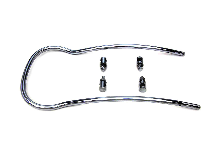 Wyatt Gatling Chrome Front Fender Trim Rail Kit Part 77265 for Harley Davidson EL Models