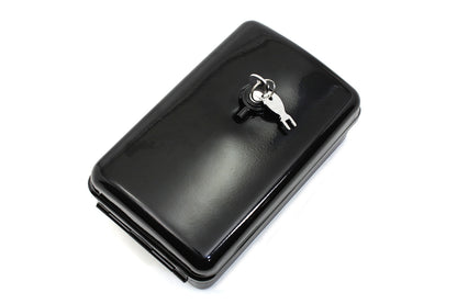Wyatt Gatling Rectangular Black Tool Box for Harley Davidson EL 1936-1939