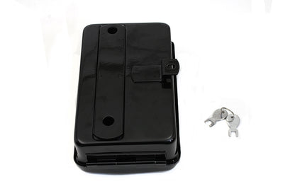 Wyatt Gatling Rectangular Black Tool Box for Harley Davidson EL 1936-1939
