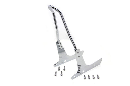 V-Twin 16 Inch Sissy Bar Kit Chrome for Harley Davidson XL Models