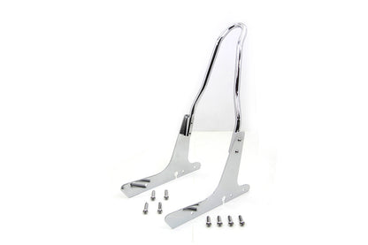V-Twin 16 Inch Sissy Bar Kit Chrome for Harley Davidson XL Models