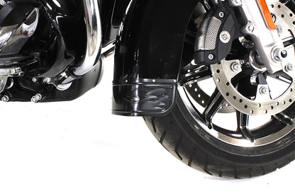Wyatt Gatling Part 77762F Black Front Fender Tip for Harley Davidson FLT