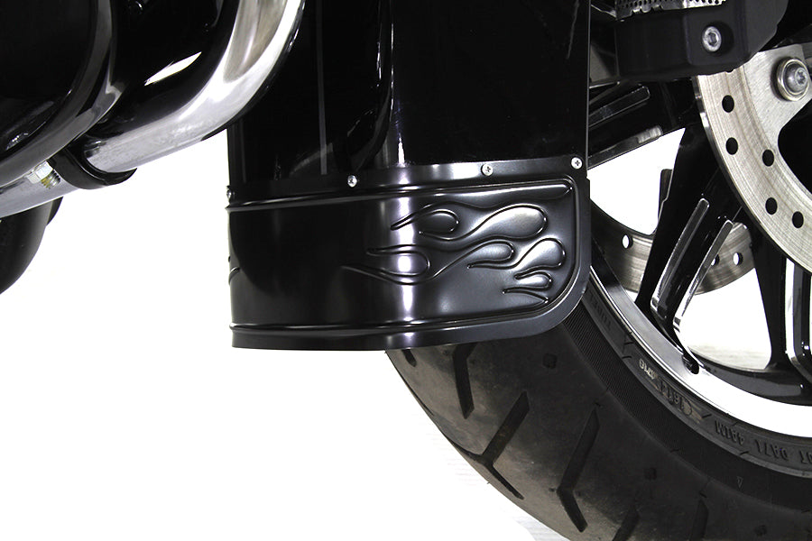 Wyatt Gatling Part 77762F Black Front Fender Tip for Harley Davidson FLT