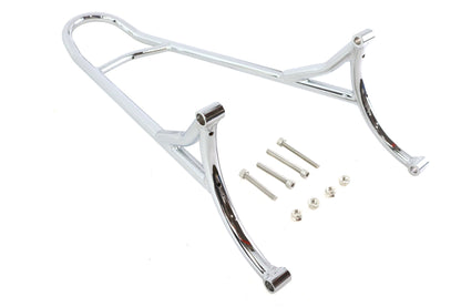 V-Twin 80228 20 Inch Round Chrome Sissy Bar for Harley Davidson XL Models