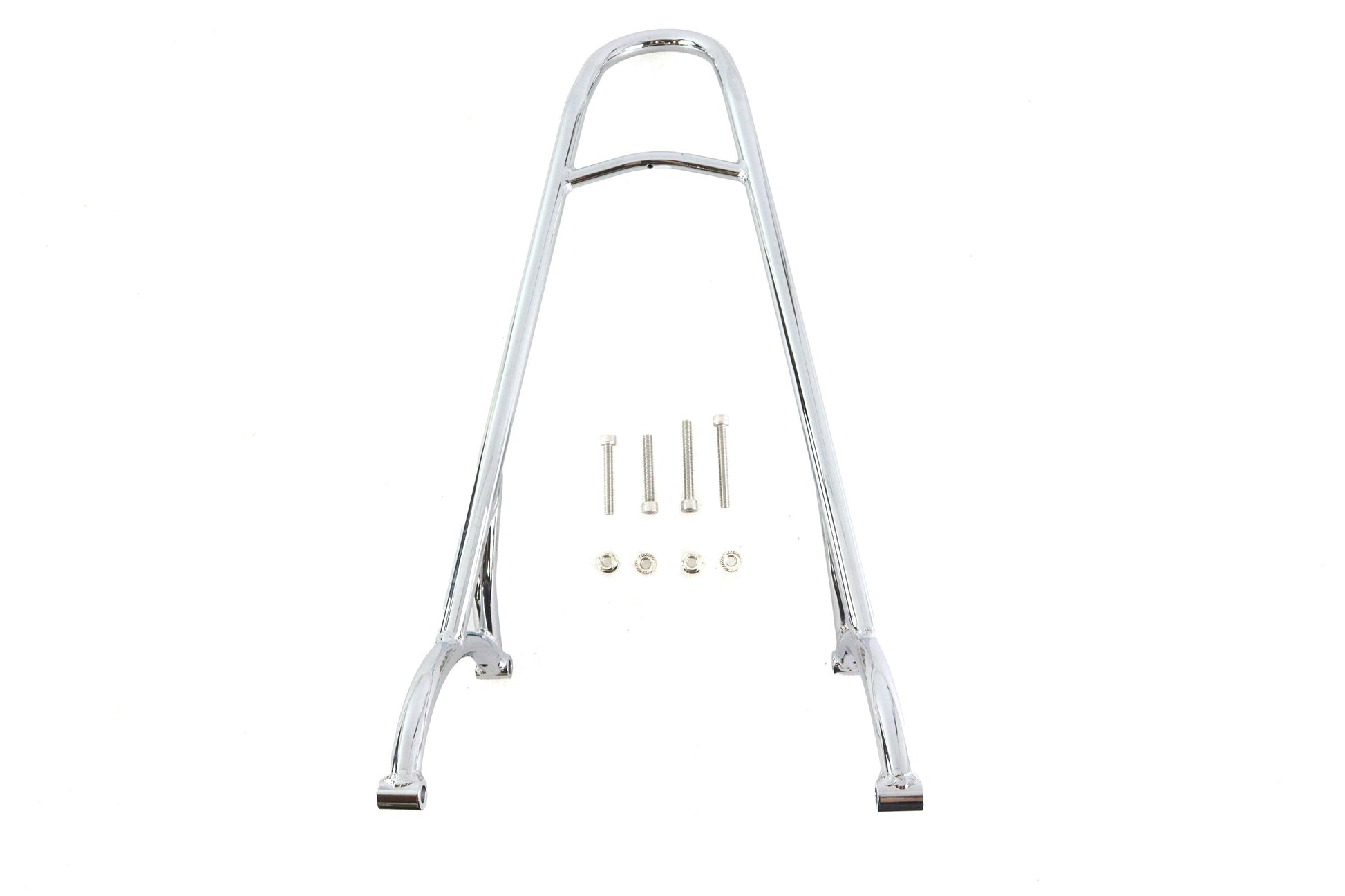 V-Twin 80228 20 Inch Round Chrome Sissy Bar for Harley Davidson XL Models