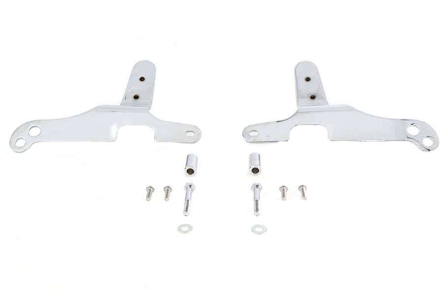 Wyatt Gatling Sissy Bar Side Plates for Harley Davidson FLHR (1997-2006)
