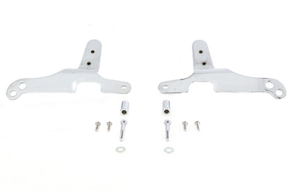 Wyatt Gatling Sissy Bar Side Plates for Harley Davidson FLHR (1997-2006)