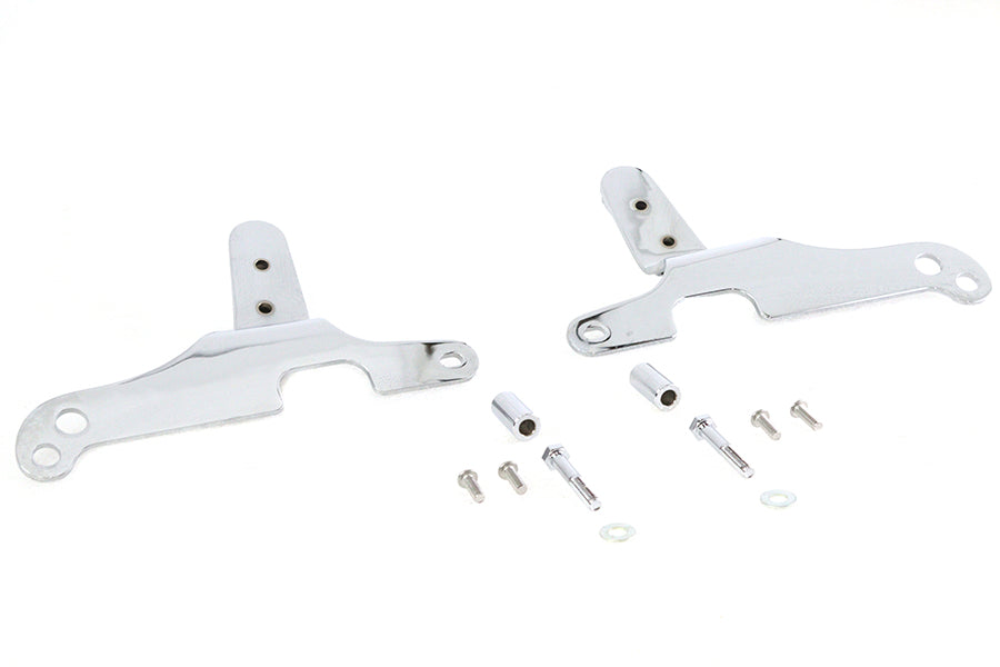 Wyatt Gatling Sissy Bar Side Plates for Harley Davidson FLHR (1997-2006)