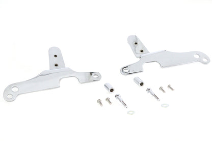 Wyatt Gatling Sissy Bar Side Plates for Harley Davidson FLHR (1997-2006)