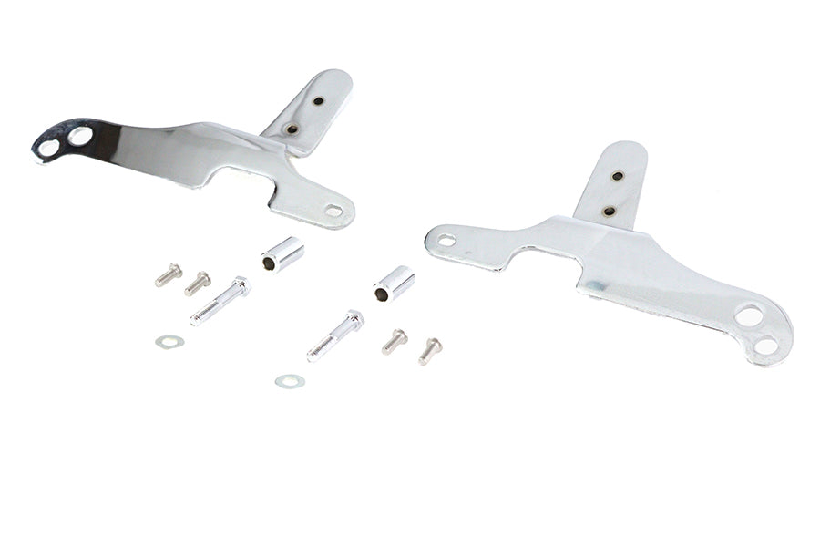 Wyatt Gatling Sissy Bar Side Plates for Harley Davidson FLHR (1997-2006)
