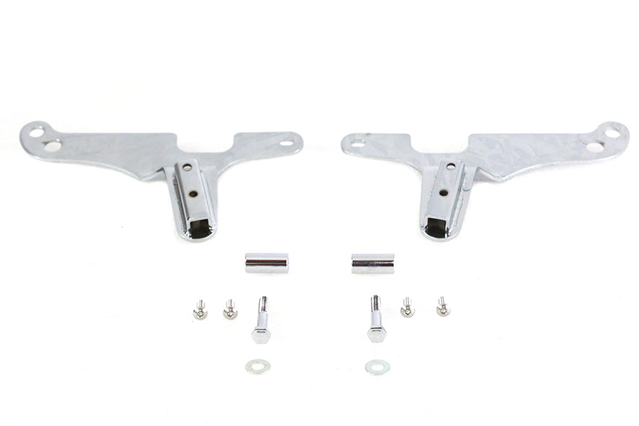 Wyatt Gatling Sissy Bar Side Plates for Harley Davidson FLHR (1997-2006)