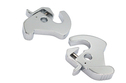 Wyatt Gatling Chrome Rotary Latch Kit for Detachable Side Plates and Tour-Pak Luggage Carriers