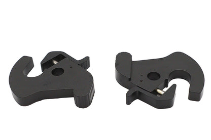 Wyatt Gatling Black Rotary Latch Kit Part 77456B for Harley Touring and Custom Models