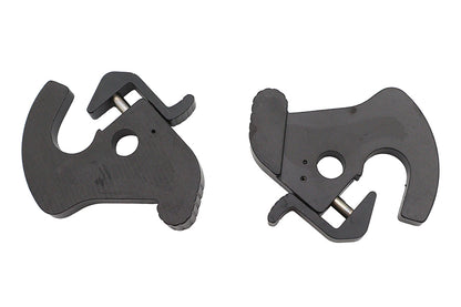 Wyatt Gatling Black Rotary Latch Kit Part 77456B for Harley Touring and Custom Models