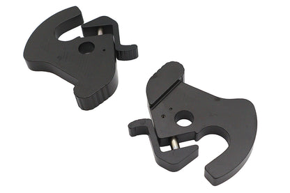 Wyatt Gatling Black Rotary Latch Kit Part 77456B for Harley Touring and Custom Models