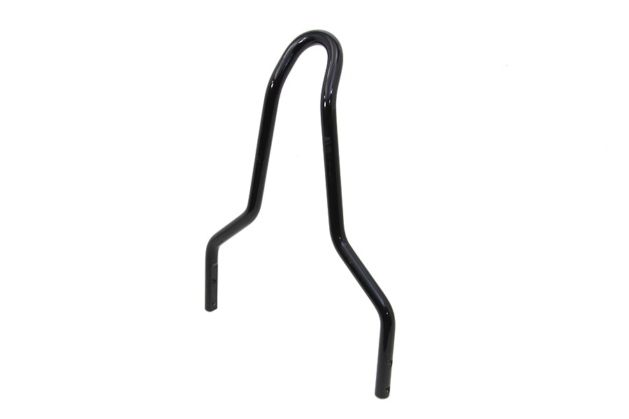 Wyatt Gatling 80209B 11 Inch Round Sissy Bar Top Black for Harley Davidson FLH