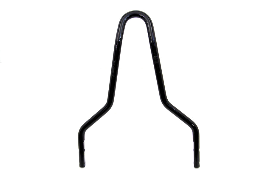 Wyatt Gatling 80209B 11 Inch Round Sissy Bar Top Black for Harley Davidson FLH