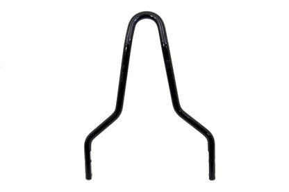 Wyatt Gatling 80209B 11 Inch Round Sissy Bar Top Black for Harley Davidson FLH