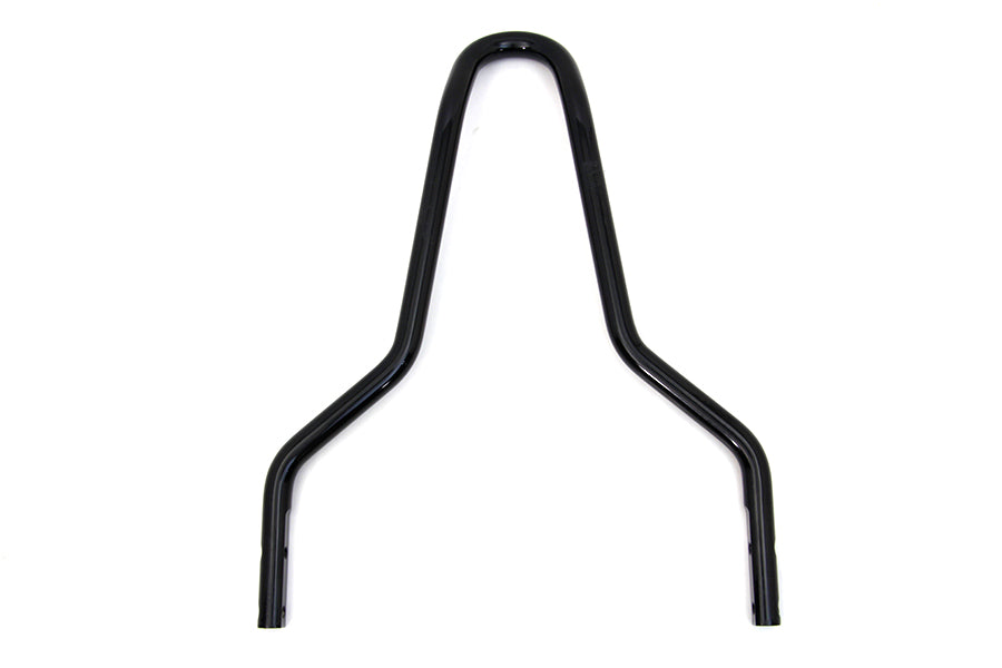 Wyatt Gatling 80209B 11 Inch Round Sissy Bar Top Black for Harley Davidson FLH