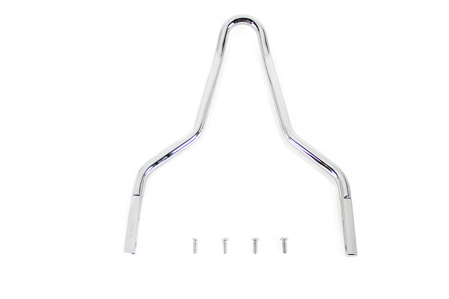 Wyatt Gatling 11 inch Round Sissy Bar Top Chrome for Harley Davidson FLH (Part #80209)