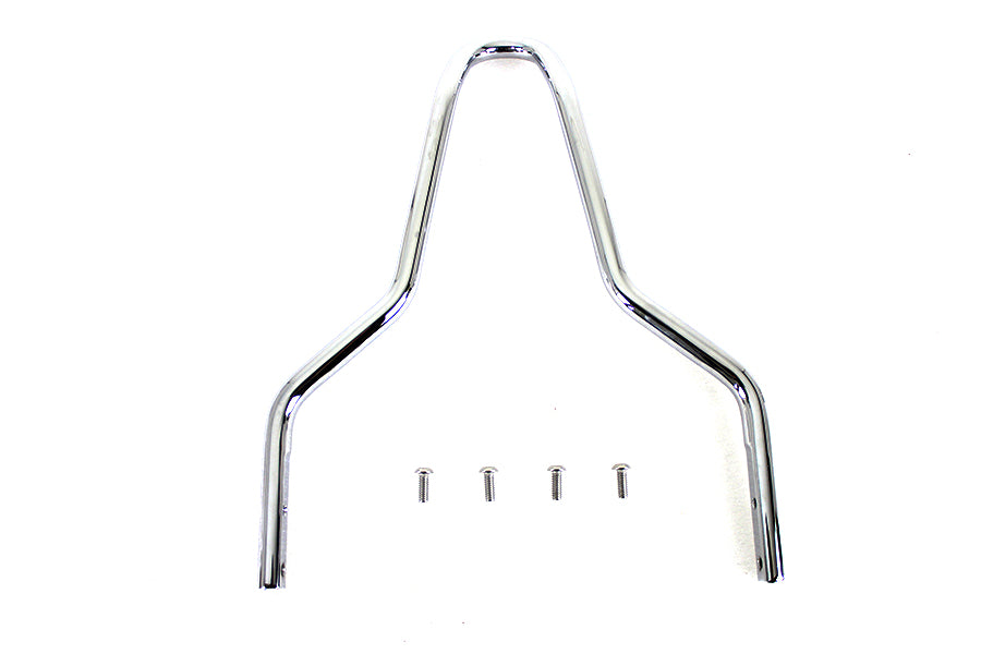 Wyatt Gatling 11 inch Round Sissy Bar Top Chrome for Harley Davidson FLH (Part #80209)