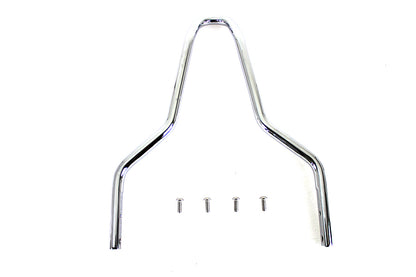 Wyatt Gatling 11 inch Round Sissy Bar Top Chrome for Harley Davidson FLH (Part #80209)