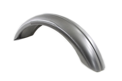 Wyatt Gatling Rear Fender Round Profile - Raw Steel Construction for Custom Motorcycle Fitment