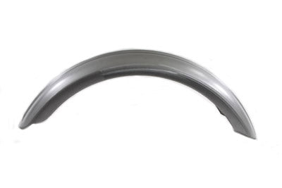 Wyatt Gatling Rear Fender Round Profile - Raw Steel Construction for Custom Motorcycle Fitment
