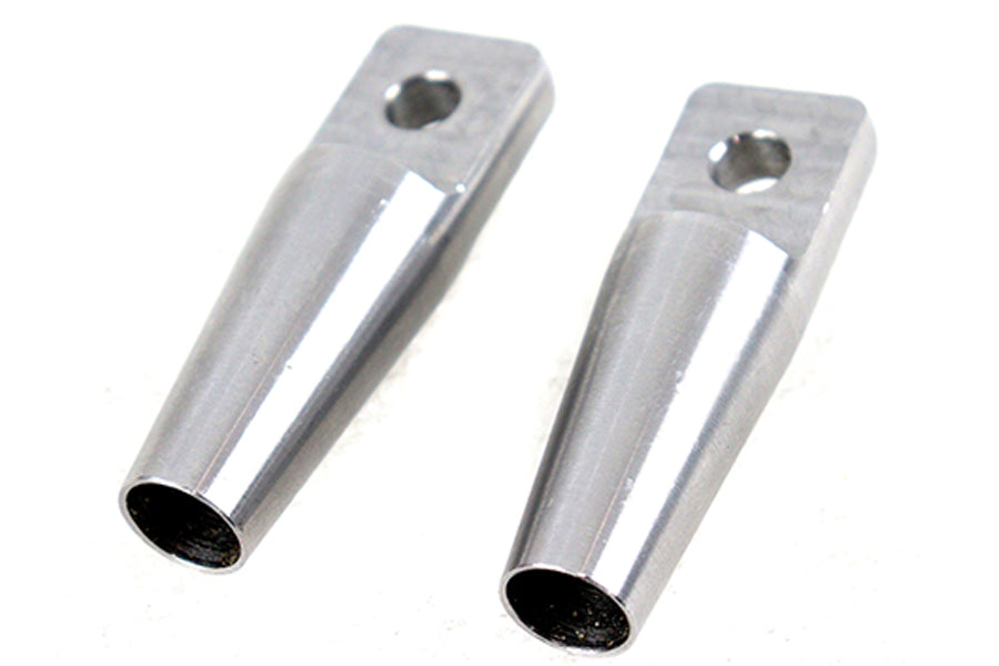 V-Twin Sissy Bar Fab End Set Raw for Custom Rigid Sissy Bars
