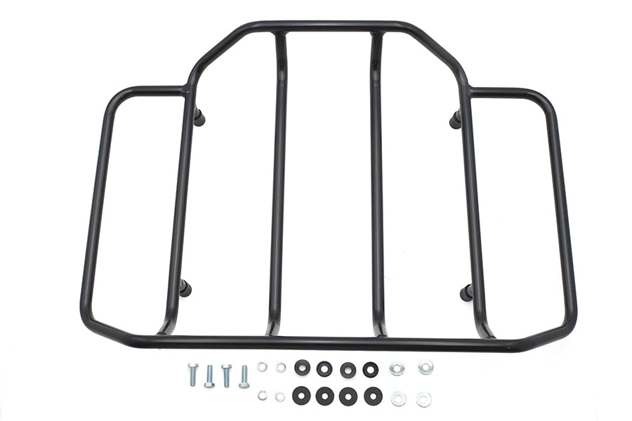 Wyatt Gatling Gloss Black Touring Luggage Rack (Part Number C77-0139GB)