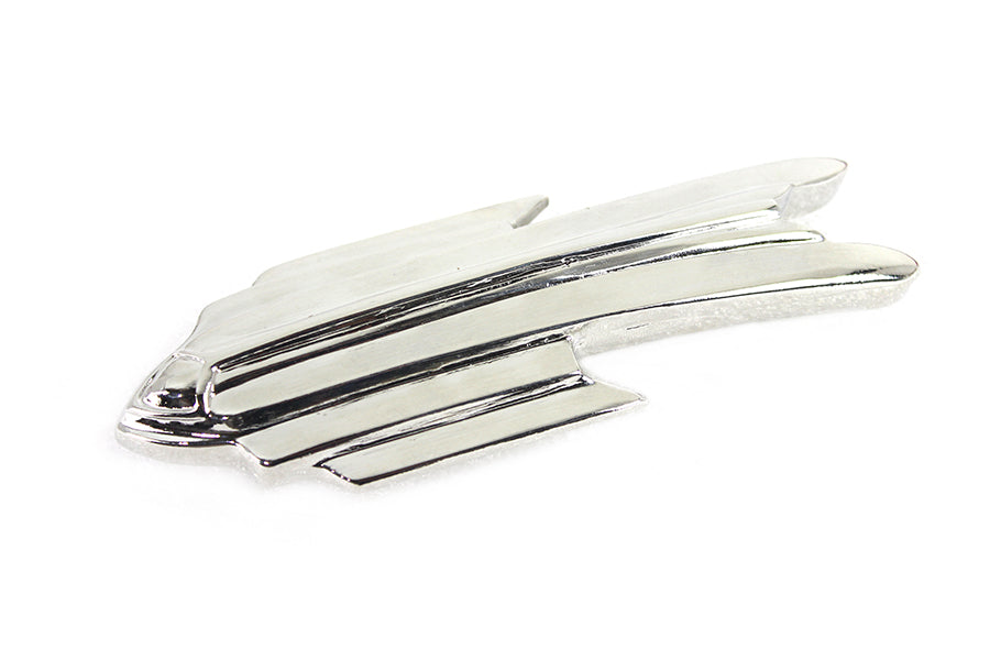 V-Twin Squashed Bird Fender Trim Chrome - Includes 2 Mount Studs for Front or Rear Fender