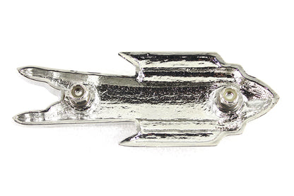 V-Twin Squashed Bird Fender Trim Chrome - Includes 2 Mount Studs for Front or Rear Fender