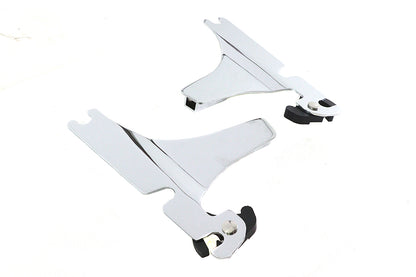 Wyatt Gatling Part 80143 Detachable Sissy Bar Side Plates for Harley Davidson FLSTC (2000-2009)