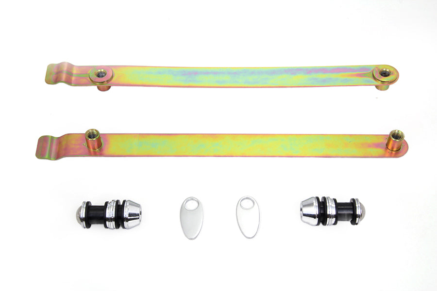 Wyatt Gatling Side Plate Docking Hardware Kit with Brackets for Harley Davidson FXD (2006-2015)
