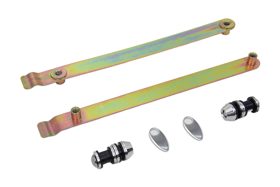 Wyatt Gatling Side Plate Docking Hardware Kit with Brackets for Harley Davidson FXD (2006-2015)