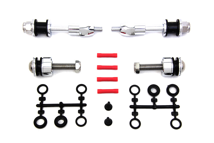 Wyatt Gatling Side Plate Docking Hardware Kit for Harley Davidson FXDX and FXDL Models
