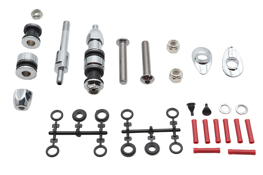 Wyatt Gatling Part Number 80161 Side Plate Docking Hardware Kit for Harley Davidson FXDWG Models
