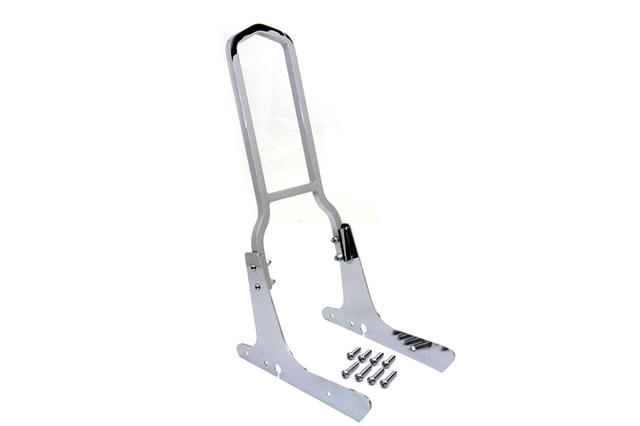 V-Twin 16 Inch Solid Sissy Bar Kit for Harley Davidson XL Models