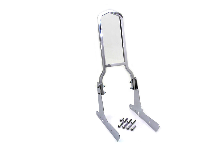 V-Twin 16 Inch Solid Sissy Bar Kit for Harley Davidson XL Models