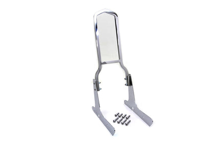 V-Twin 16 Inch Solid Sissy Bar Kit for Harley Davidson XL Models