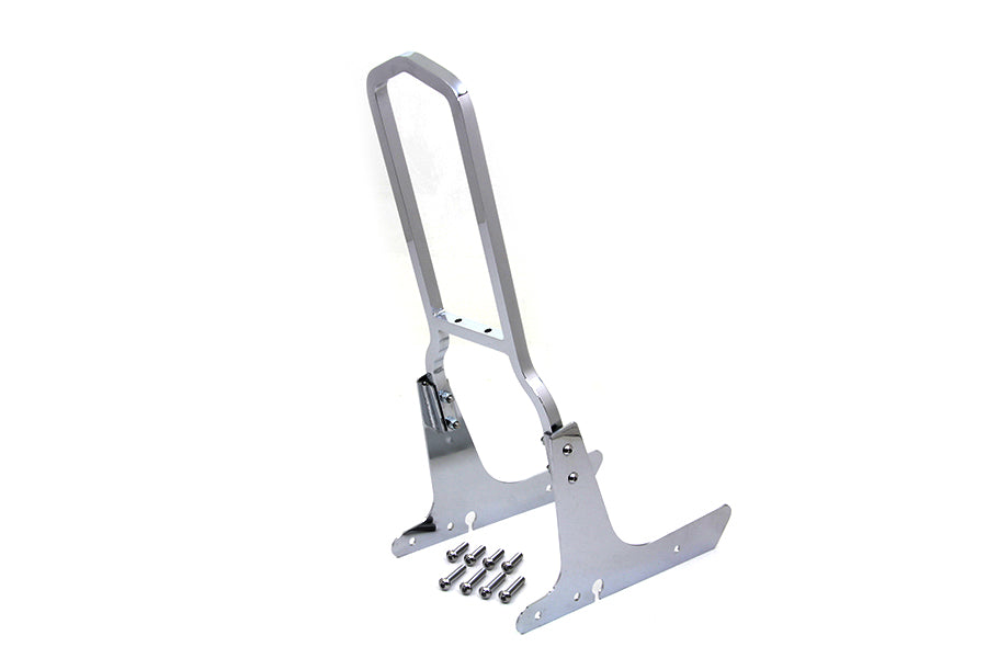 V-Twin 16 Inch Solid Sissy Bar Kit for Harley Davidson XL Models