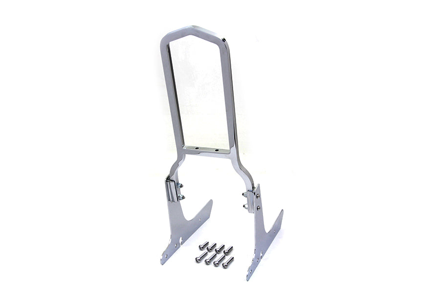 V-Twin 16 Inch Solid Sissy Bar Kit for Harley Davidson XL Models