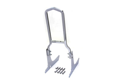 V-Twin 16 Inch Solid Sissy Bar Kit for Harley Davidson XL Models