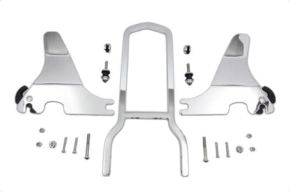 V-Twin 16 inch Detachable Sissy Bar Kit for Harley Davidson XL Models