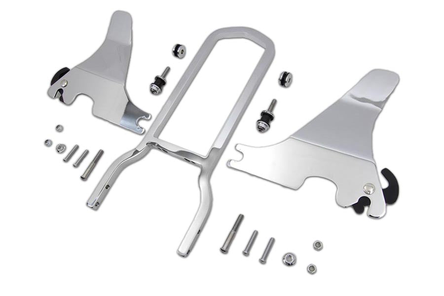 V-Twin 16 inch Detachable Sissy Bar Kit for Harley Davidson XL Models