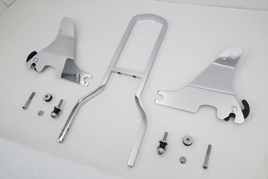 V-Twin 11 Inch Detachable Sissy Bar Kit for Harley Davidson XL Models