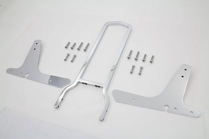 V-Twin 20 Inch Solid Sissy Bar Kit for Harley Davidson XL Models
